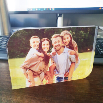 Fotoğraf Baskılı Akrilik Pleksi Oval Çerçeve 15X10Cm